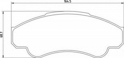 MAGNETI MARELLI 363710201355 -  Комплект тормозных колодок, дисковый тормоз